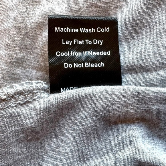 POL Gray Sleeveless Babydoll Tunic Top with Crochet Trim – Size M - Picture 10 of 11